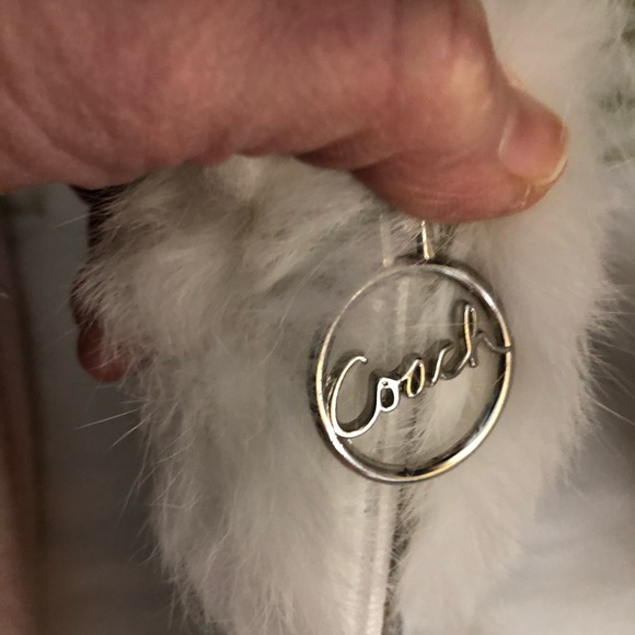 Coach winter white boots rabbit fur - Picture 4 of 6